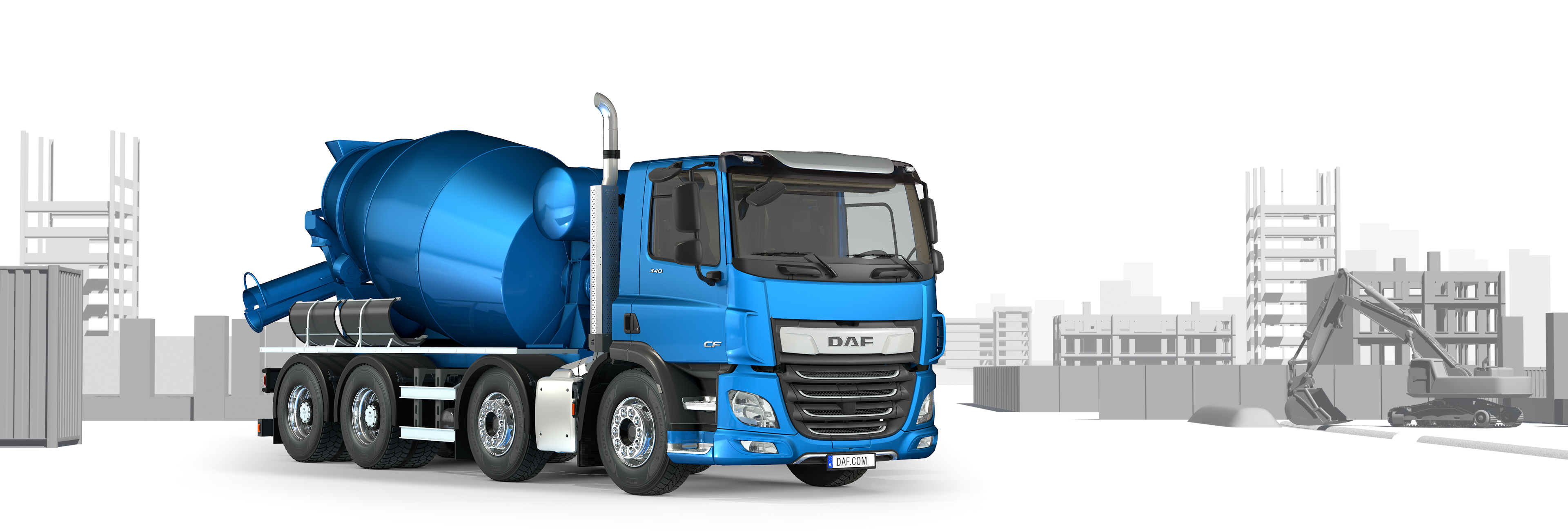 DAF CF FAD concrete mixer