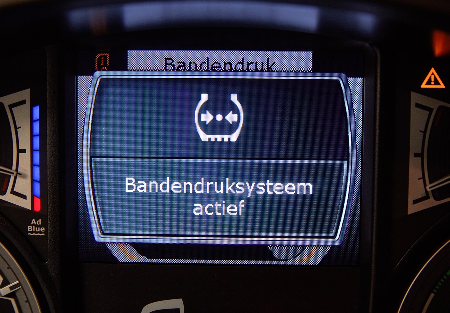 Bandenspanning automatisch meten